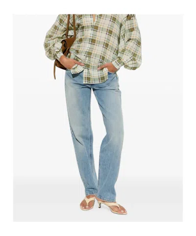 Haikure Belt Loop Jeans In Blue