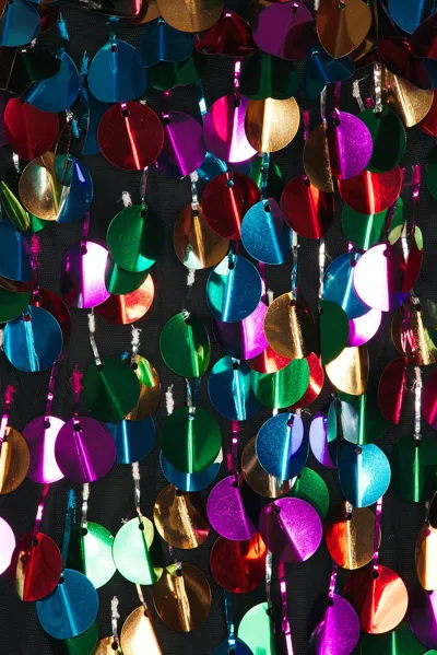 Area Confetti Mini Dress In Multi