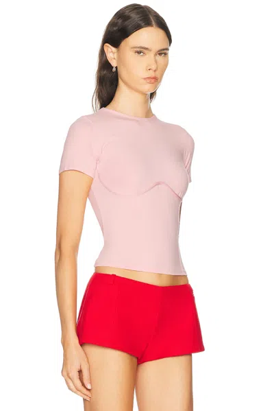 Fleur Du Mal Organic Cotton T-shirt Pink Lady