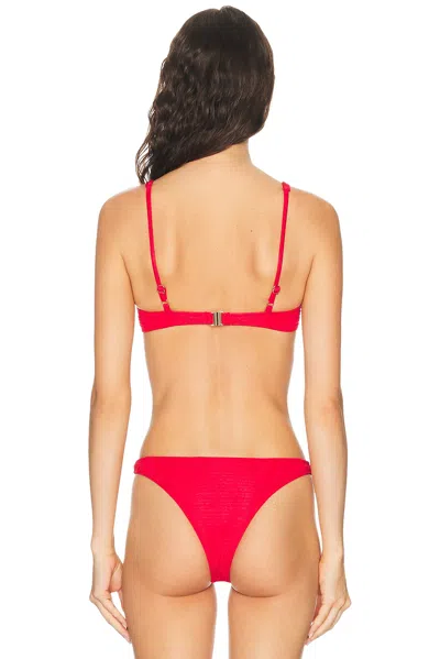 Juillet Cate Bikini Top In Red