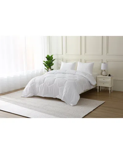 St. James Home Better Style Oversized Honeycomb Comforter Set In White