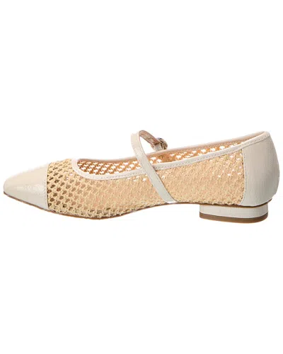 Donald Pliner Ditzy Mary Jane Ballet Flat In White