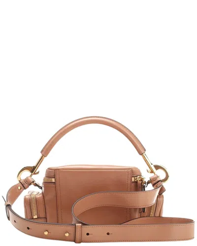 Chloé Leather Camera Bag In Red