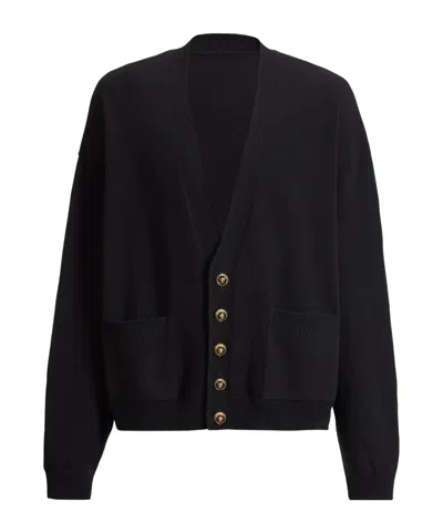 Balmain Eco-cashmere Cardigan In Black