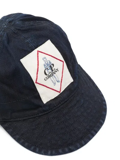 C.p. Company Logo-patch Baseball Cap In Pattern