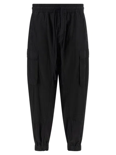 Thom Krom Black Relaxed Cargo Pants In Black