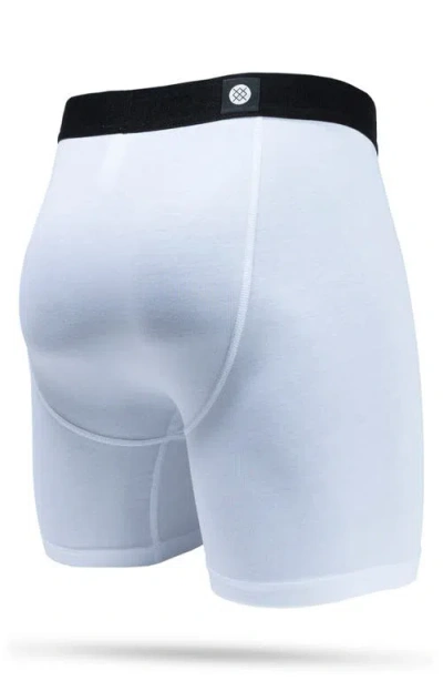 Stance Standard Solid Boxer Briefs In White