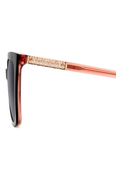 Kate Spade Marlowe 55mm Gradient Square Sunglasses In Black