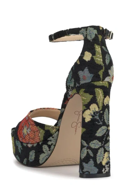 Jessica Simpson Telxia 2 Ankle Strap Platform Sandal In Multi