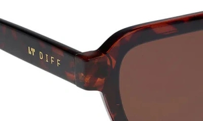Diff 53mm Chloe Square Sunglasses In Brown