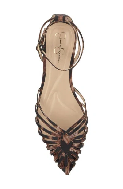 Jessica Simpson Eulean Ankle Strap Sandal In Multi