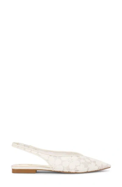 Jessica Simpson Mezzah Slingback Pointed Toe Flat In Multi