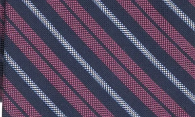 Brooks Brothers Double Stripe Tie In Multi