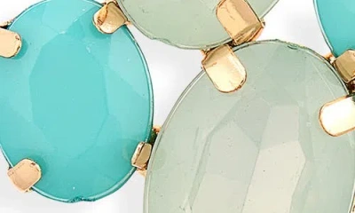 Cara Crystal Cluster Stud Earrings In Multi