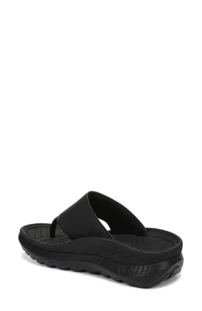 Vionic Restore Iii Platform Flip-flop In Black