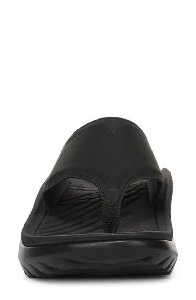 Vionic Restore Iii Platform Flip-flop In Black