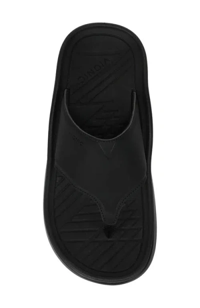 Vionic Restore Iii Platform Flip-flop In Black