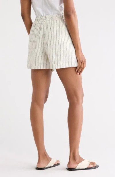 Rag & Bone Neila Striped Cuffed-hem Shorts In Multi