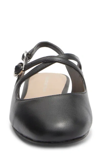 Stuart Weitzman Clover Slingback Mule In Black