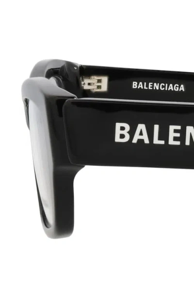 Balenciaga 54mm Rectangular Optical Glasses In Black
