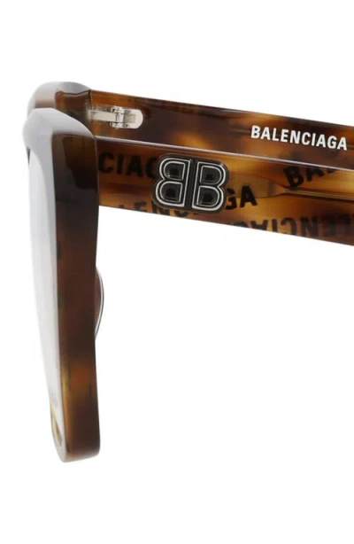 Balenciaga 53mm Rectangular Optical Glasses In Transparent