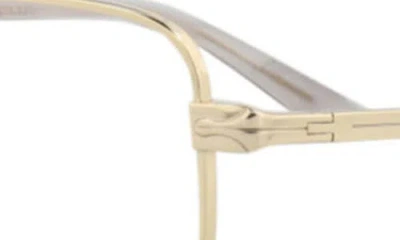 Montblanc 55mm Rectangle Optical Frames. In Gold