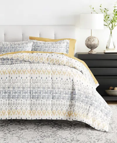 Ienjoy Home Bedding Bundle Patterned 7-piece Comforter Set, King