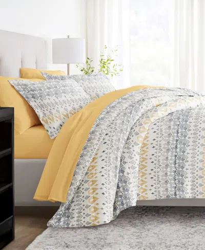 Ienjoy Home Bedding Bundle Patterned 7-piece Comforter Set, King