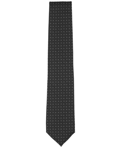 Perry Ellis Men's Grid Pattern Tie In Black