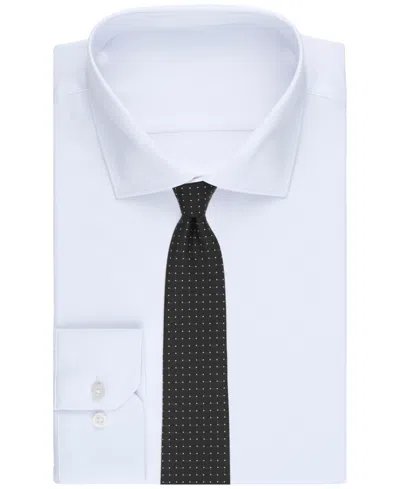Perry Ellis Men's Grid Pattern Tie In Black