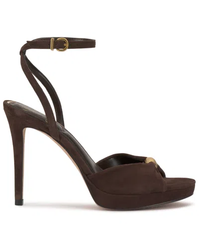Vince Camuto Neala Ankle Strap Sandal In Brown