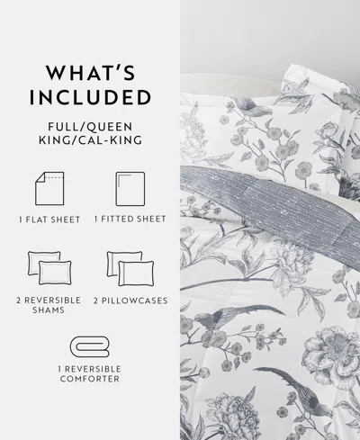Ienjoy Home Bedding Bundle Patterned 7-piece Comforter Set, Full