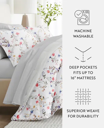 Ienjoy Home Bedding Bundle Patterned 7-piece Comforter Set, Queen