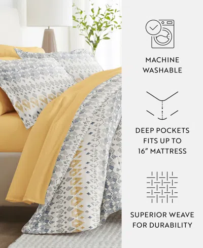 Ienjoy Home Bedding Bundle Patterned 7-piece Comforter Set, Full