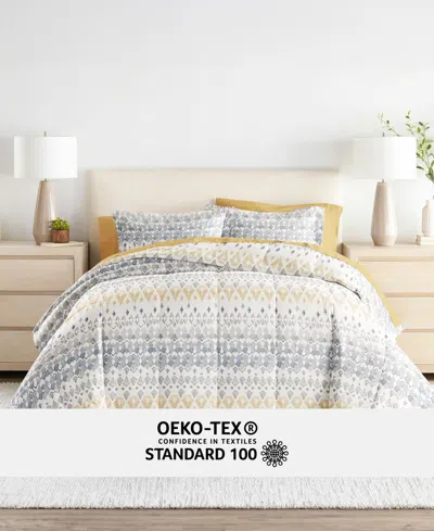 Ienjoy Home Bedding Bundle Patterned 7-piece Comforter Set, California King