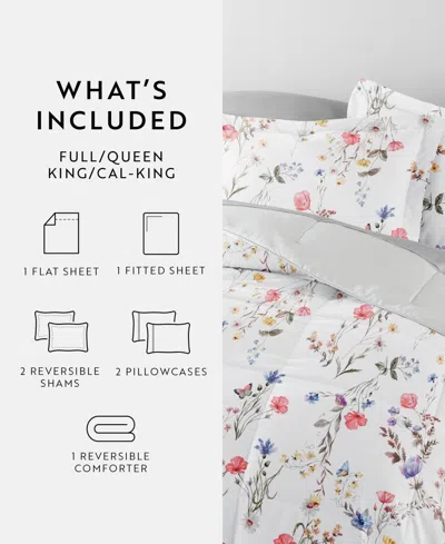 Ienjoy Home Bedding Bundle Patterned 7-piece Comforter Set, Full