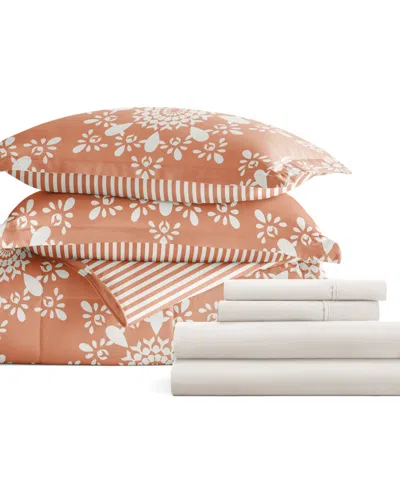 Ienjoy Home Bedding Bundle Patterned 5-piece Comforter Set, Twin Xl