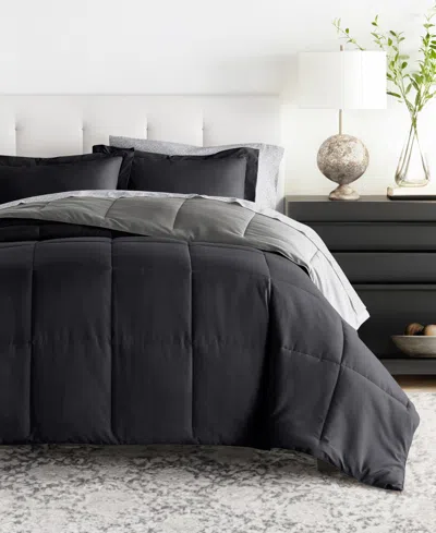 Ienjoy Home Bedding Bundle Reversible Pattern 7-piece Comforter Set, King