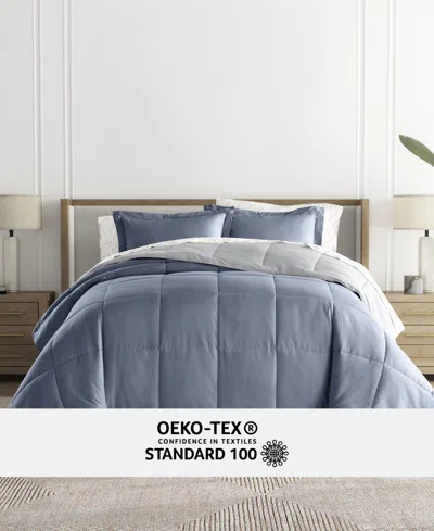 Ienjoy Home Bedding Bundle Reversible Pattern 7-piece Comforter Set, Full