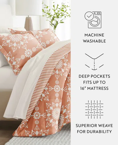 Ienjoy Home Bedding Bundle Patterned 7-piece Comforter Set, Full