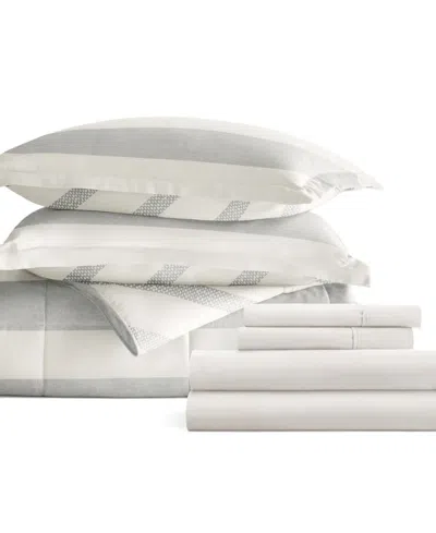 Ienjoy Home Bedding Bundle Patterned 7-piece Comforter Set, King