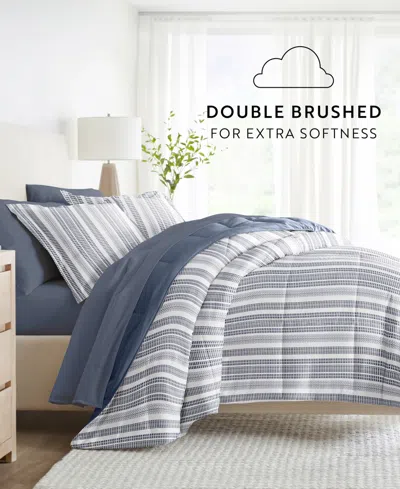 Ienjoy Home Bedding Bundle Patterned 7-piece Comforter Set, King