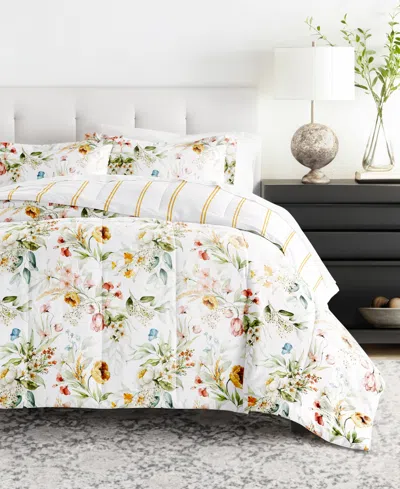 Ienjoy Home Bedding Bundle Patterned 7-piece Comforter Set, Full