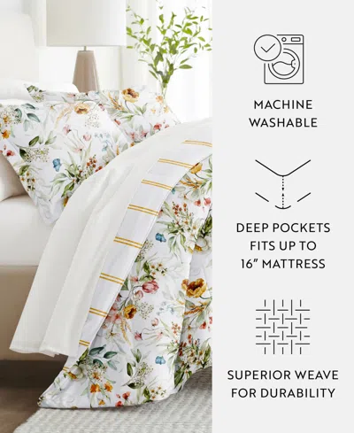 Ienjoy Home Bedding Bundle Patterned 7-piece Comforter Set, Full