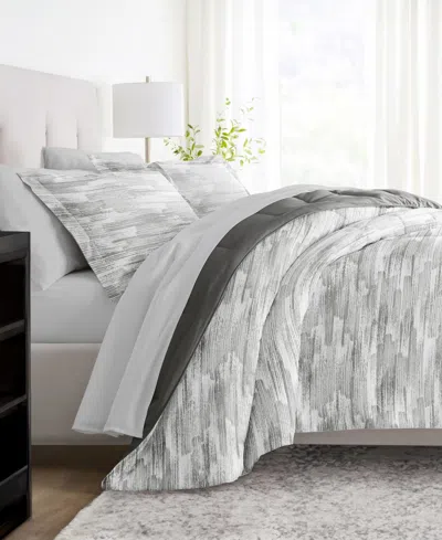 Ienjoy Home Bedding Bundle Patterned 7-piece Comforter Set, King
