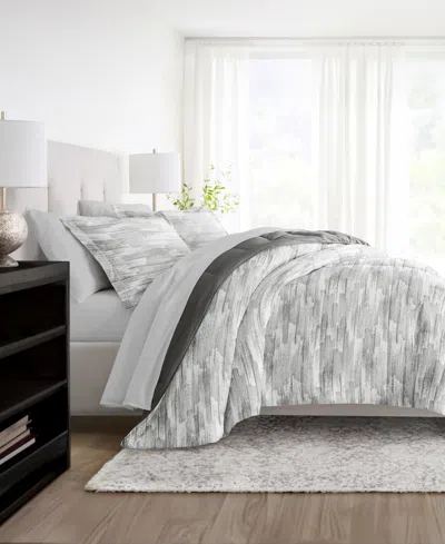 Ienjoy Home Bedding Bundle Patterned 7-piece Comforter Set, King