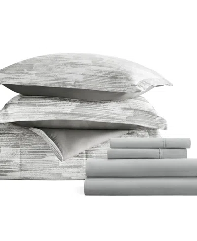Ienjoy Home Bedding Bundle Patterned 7-piece Comforter Set, King