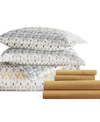 Ienjoy Home Bedding Bundle Patterned 5-piece Comforter Set, Twin