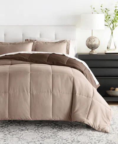 Ienjoy Home Bedding Bundle Reversible Pattern 5-piece Comforter Set, Twin