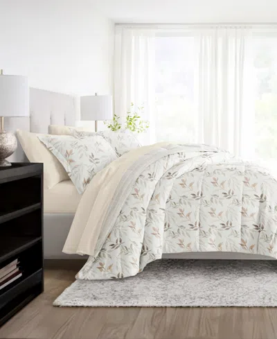 Ienjoy Home Bedding Bundle Patterned 7-piece Comforter Set, Queen